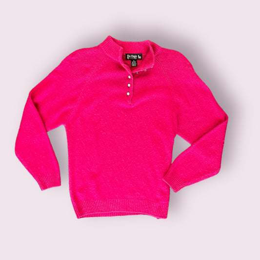 Hot pink 1980s sweater - Le chois