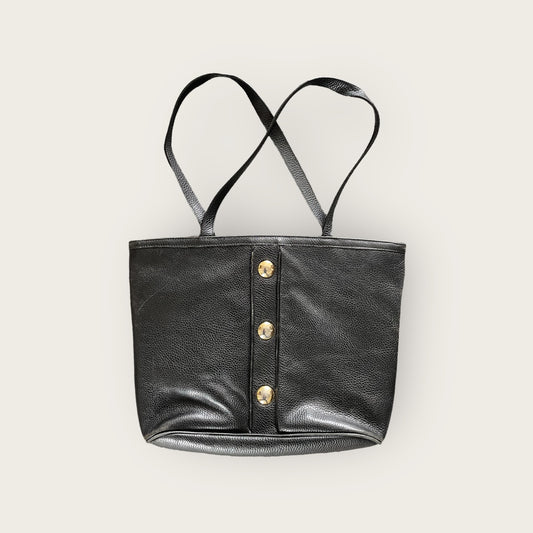 Pebble leather tote