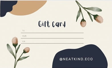Sustainable giftcard